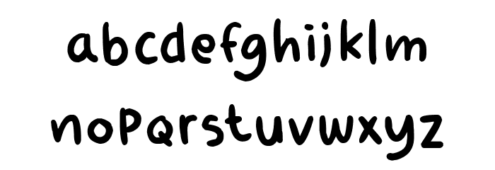 Anzylna Font LOWERCASE
