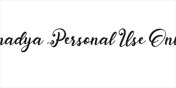 anadya Personal Use Only Logo