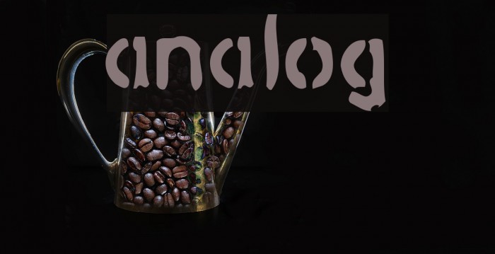 analog Font examples
