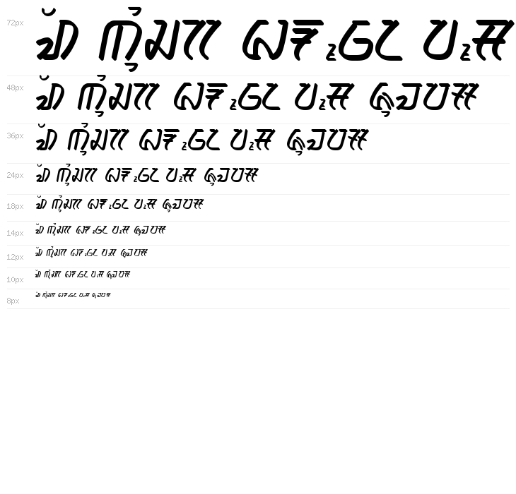 ananda - aksara sunda Waterfall