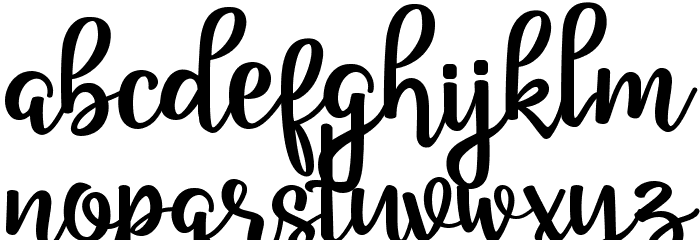 anantasia Font LOWERCASE
