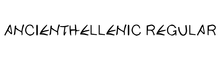 ancientHellenic Regular  Descarca Fonturi Gratis