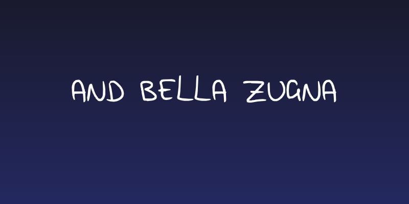 and Bella Zugna Social Header