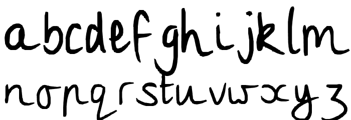 and Bella Zugna Font LOWERCASE