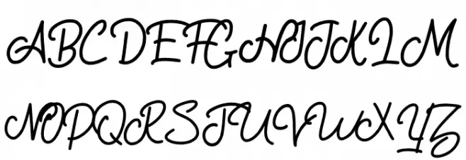 andalucia フォント 大文字