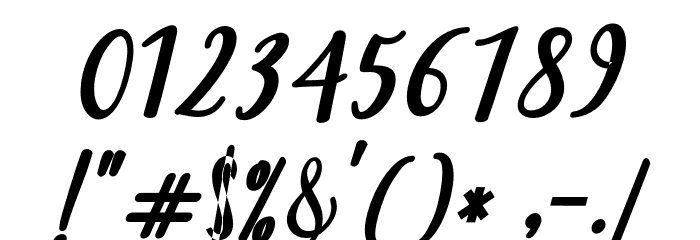 andalusia-Regular Font OTHER CHARS