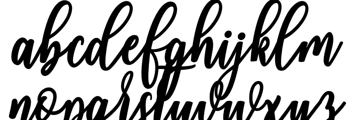 andalusia-Regular Font LOWERCASE