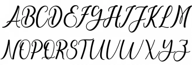 andayani Schriftart Groß