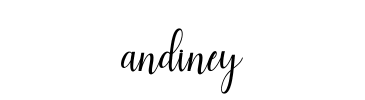 andiney  नि: शुल्क फ़ॉन्ट्स डाउनलोड