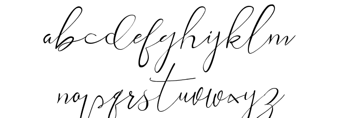 andora ardelion Font LOWERCASE