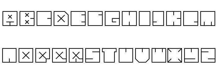 andre bold Font LOWERCASE