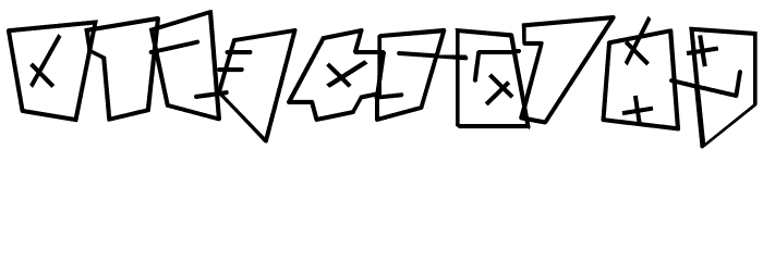 andre gestaucht bold Font OTHER CHARS