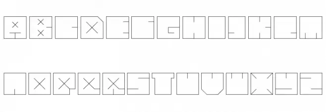 andre t light Schriftart Groß
