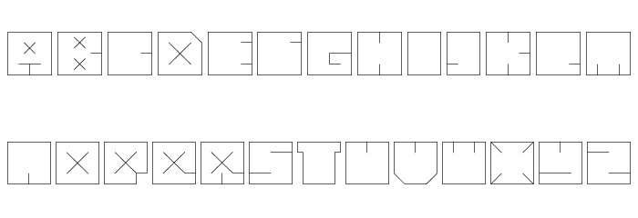 andre t light Font LOWERCASE