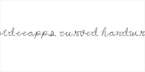 androideeapps curved handwriting Logo