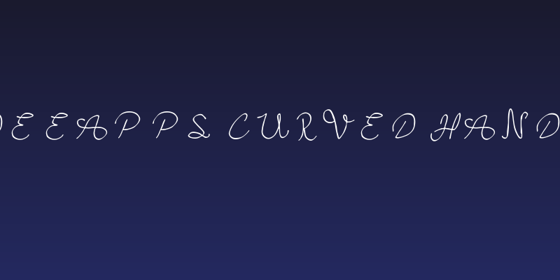 androideeapps curved handwriting Social Header