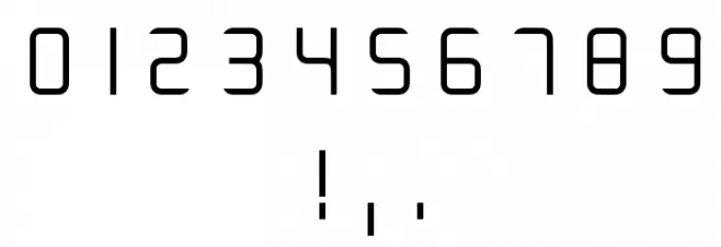 andromedamirror Font OTHER CHARS