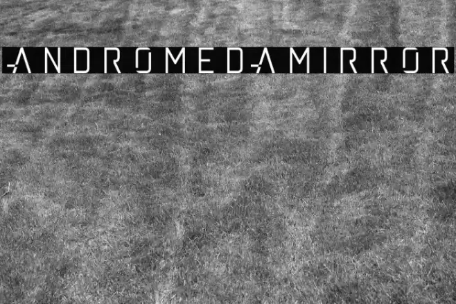 andromedamirror Font examples