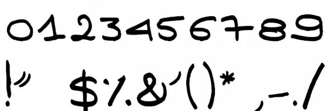 angelib Font OTHER CHARS