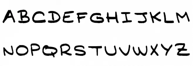 angelib 字体 大写