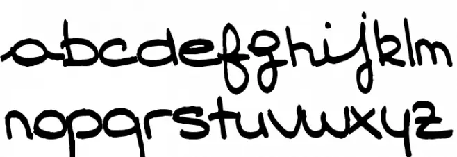 angelib خط أحرف صغيرة