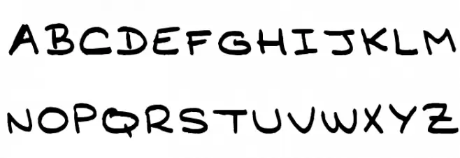 angelib 字体 大写