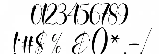 angelica Font OTHER CHARS