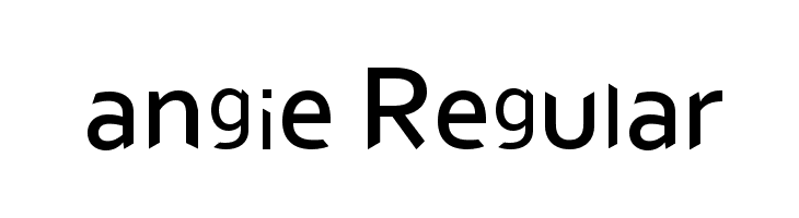 angie Regular  免费字体下载