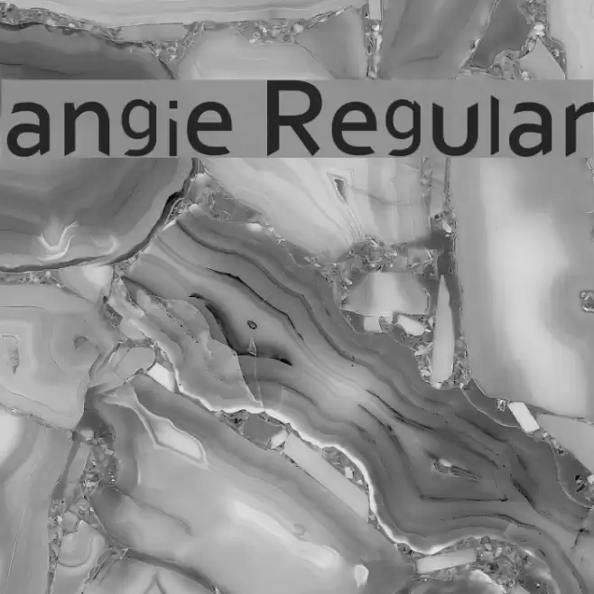 angie Regular Font examples
