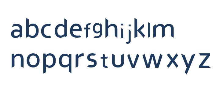 angie Regular Lowercase