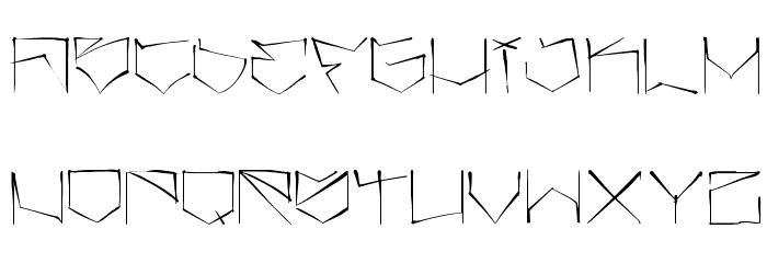 angrydubs Font LOWERCASE