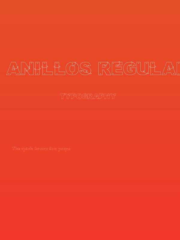 anillos Regular Poster