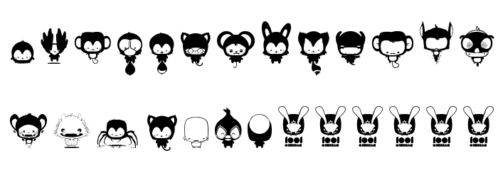 animal_kai Font LOWERCASE