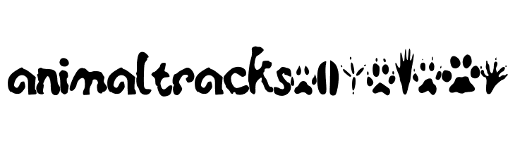 animaltracksPQSEWVRZ Font