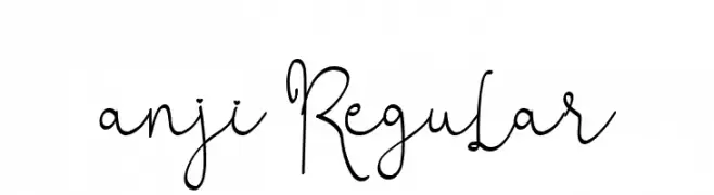 anji Regular  Descarca Fonturi Gratis
