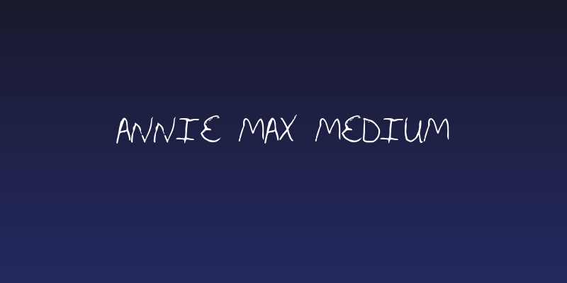 annie Max Medium Social Header