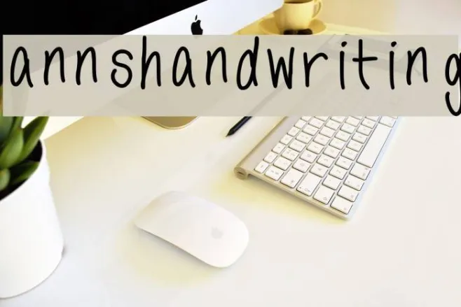 annshandwriting Example 3