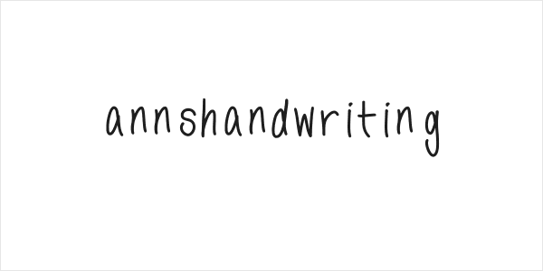 annshandwriting Logo