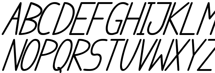 anome ibul bold cursive Caratteri MINUSCOLO