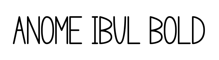 anome ibul bold Caratteri