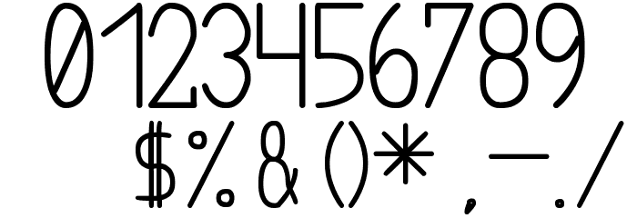 anome ibul bold Font OTHER CHARS