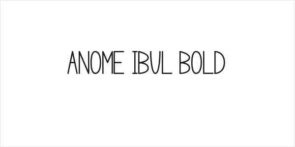 anome ibul bold Logo