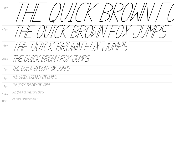 anome ibul cursive Waterfall