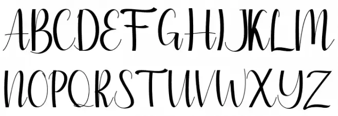 anonim Font Litere mari