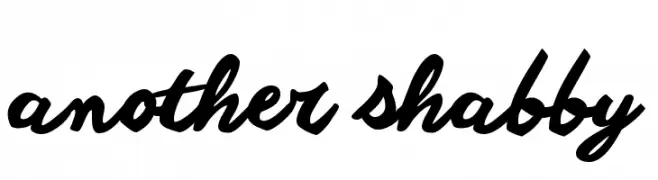 another shabby  免费字体下载