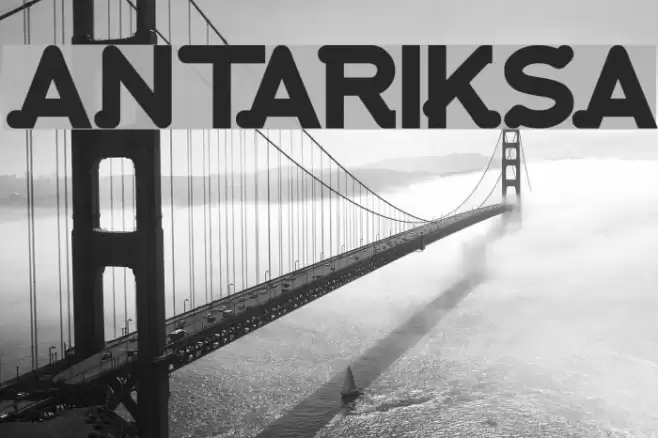 antariksa Font examples