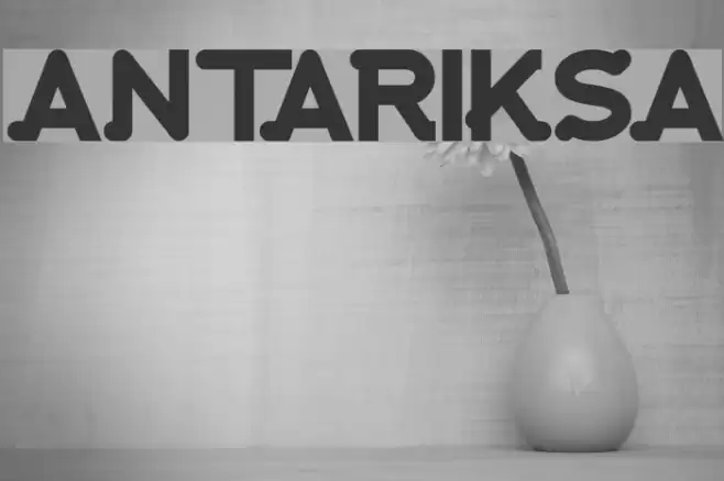 antariksa Font examples