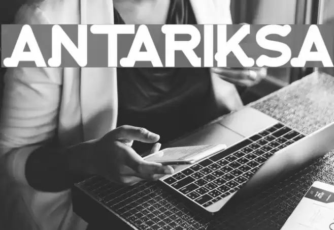 antariksa Font examples