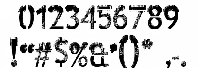 anthem Font OTHER CHARS