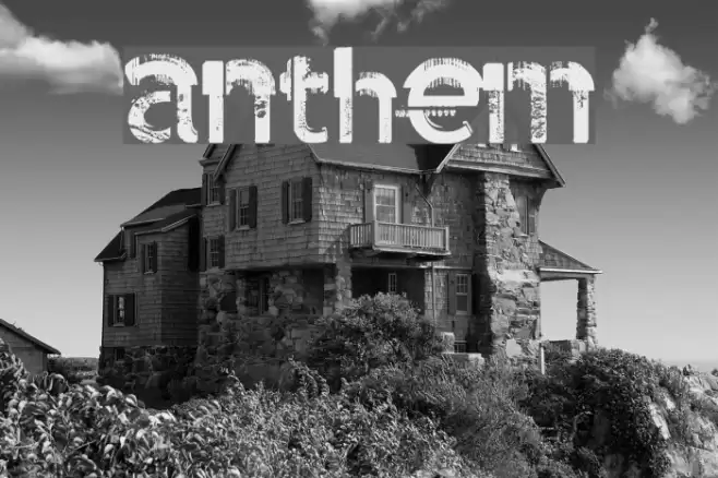 anthem Font examples